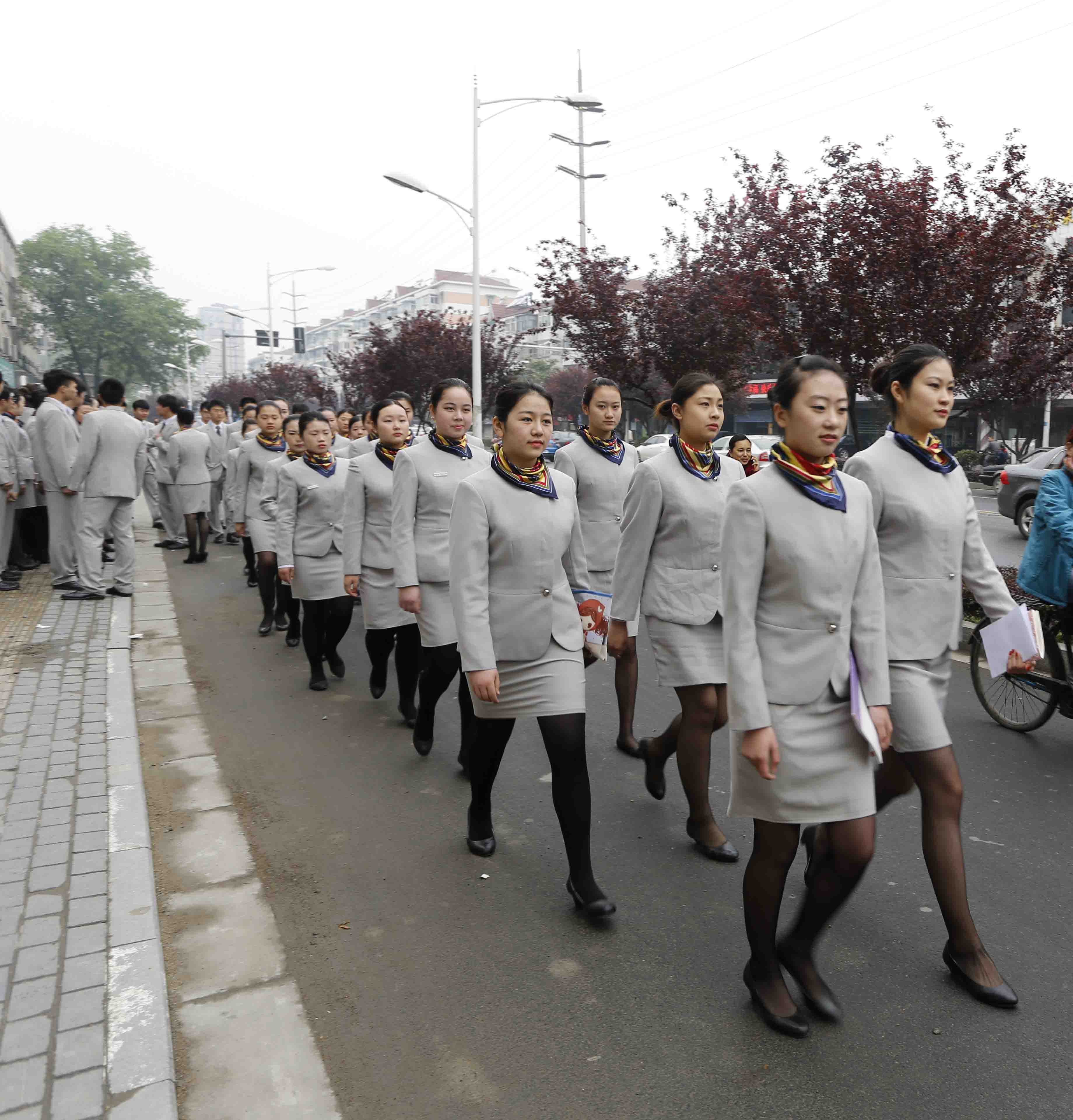 南京航空航天大学空乘专业学生